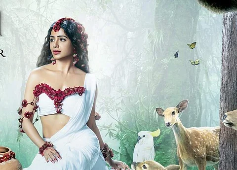 முற்றிலும் மாறுபட்ட தோற்றத்தில் சமந்தா: வெளியானது 'சகுந்தலம்' முதல் பார்வை போஸ்டர்