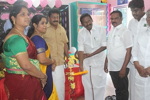 கும்பகோணம் காா்த்தி வித்யாலயா பள்ளியில்அடல் டிங்கரிங் ஆய்வகம் திறப்பு