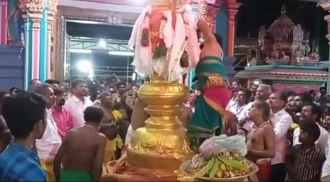 திருப்புவனம் மாரியம்மன் கோயிலில் மாசித் திருவிழா தொடக்கம்