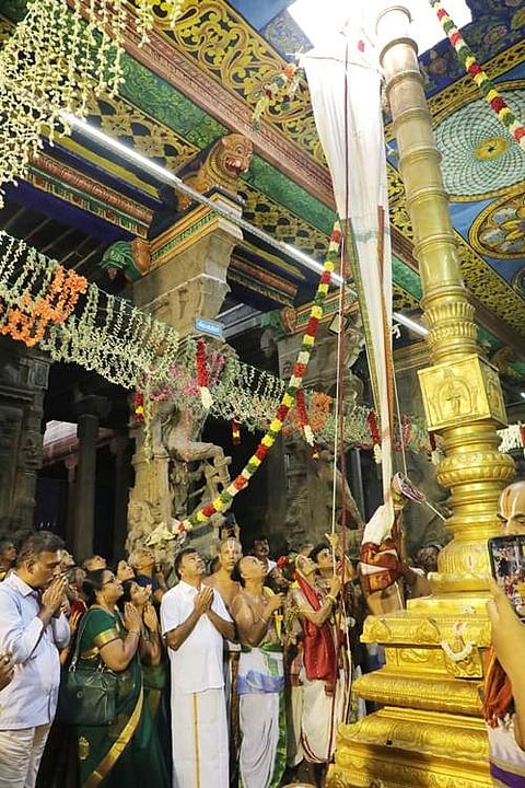 ஸ்ரீவில்லிபுத்தூர் ஸ்ரீஆண்டாள் திருக்கல்யாண உற்சவம் இன்று கொடியேற்றத்துடன் தொடக்கம்