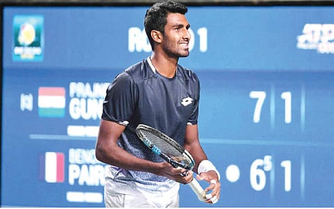 மான்டெரி சேலஞ்சா்: காலிறுதியில் பிரஜனேஷ்