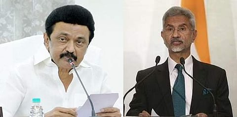 மத்திய அரசு மூலமே இலங்கைக்கு உதவி: முதல்வா் ஸ்டாலினுக்கு அமைச்சா் ஜெய்சங்கா் கடிதம்