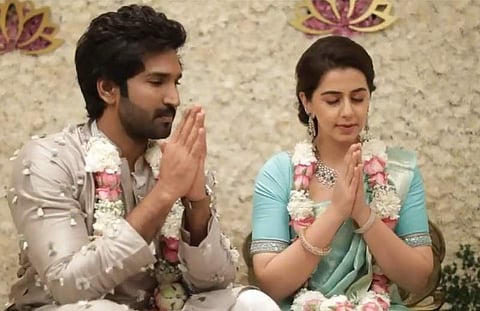 'நீ கவிதைகளா... ' : ஆதியுடன் நடைபெற்ற நிச்சயதார்த்த விடியோவை பகிர்ந்த நிக்கி கல்ராணி