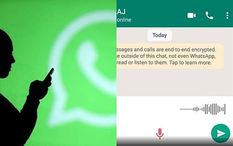 வாட்ஸ்ஆப் வாய்ஸ் மெசேஜ்: இனி இடைநிறுத்தி ஒலிப்பதிவு செய்யலாம்