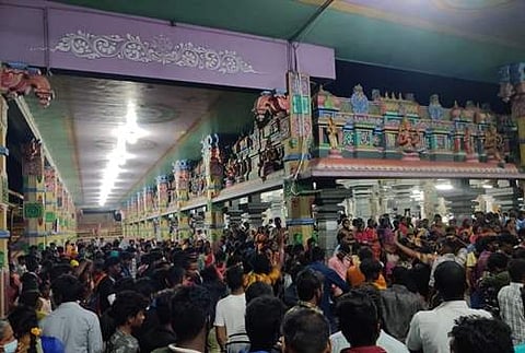 பண்ணாரி அம்மன் குண்டம் திருவிழா: பூச்சாட்டுதலுடன் தொடங்கியது