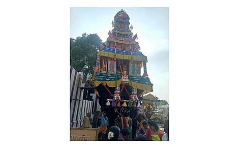 உடுமலைப்பேட்டை அருள்மிகு மாரியம்மன் தேர்த் திருவிழா.