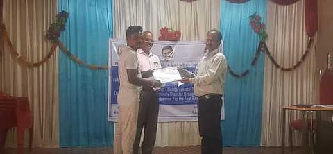 முதல்நிலை மீட்பாளா்களுக்கு பேரிடா் மீட்புப் பயிற்சி