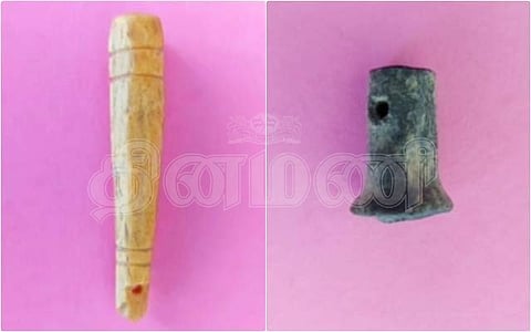 சாத்தூர்: வெம்பக்கோட்டை அகழாய்வில் புதிய பொருள்கள் கண்டுபிடிப்பு