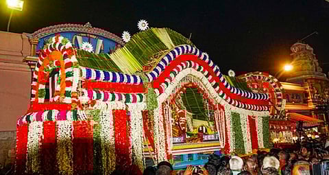 ஆளும் பல்லக்குடன் நிறைவு பெற்ற தேரோட்ட விழா.