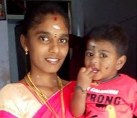 உயிரிழந்த சிவப்பிரியா, (ஏற்கெனவே உயிரிழந்த குழந்தை யாகித்)