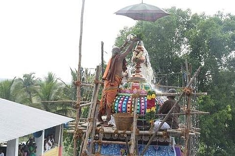 பாடகச்சேரி ராமலிங்க சுவாமிகள் சித்தர் பீடத்தில் நடந்த மகா குடமுழுக்கு.