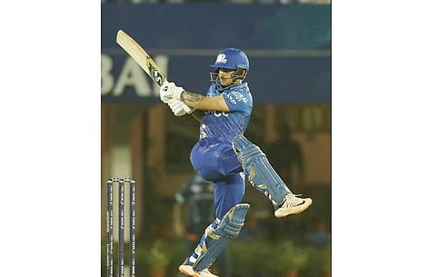 ரோஹித், இஷான் சிறப்பான துவக்கம்: குஜராத் அணிக்கு 178 ரன்கள் இலக்கு