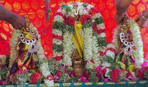 மணப்பாறை அருகே திருக்கல்யாண உற்ஸவம்