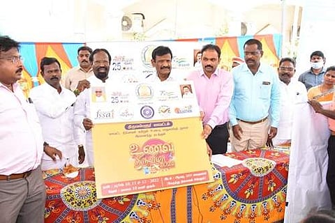 ஆவடி டேங்க் பேக்டரி மைதானத்தில் வருகிற 10 -ஆம் தேதி முதல் 12-ஆம் தேதி வரை உணவுத் திருவிழா நடக்கிறது. இதற்கான இலச்சினைகளை (லோகோ) பால்வளத்துறை அமைச்சர் சா.மு.நாசர் வெளியிட்டார்.