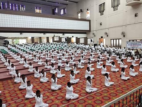 ஈரோட்டில் சர்வதேச யோகா தினம் அனுசரிப்பு