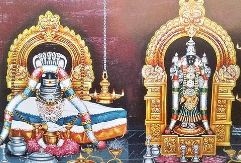 முசிறி அருள்மிகு சந்தரமௌலீசுவரர்- கற்பூரவள்ளி அம்மன்