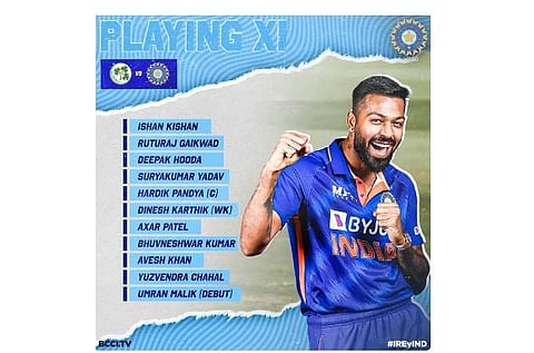 முதல் டி20: டாஸ் வென்ற இந்தியா பந்துவீச்சு தேர்வு