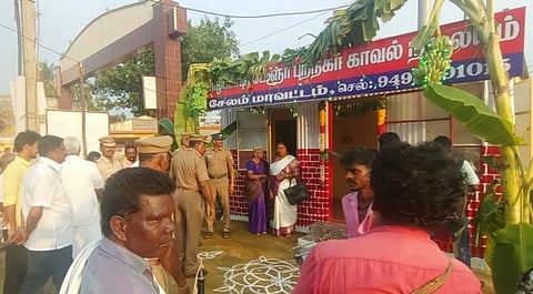 பேளூரில் திறக்கப்பட்ட புறக்காவல் நிலையம்.