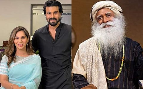 'குழந்தை பெற்றுக்கொள்வதில்லை என முடிவெடுத்தால் விருது' - நடிகர் ராம் சரணின் மனைவிக்கு ஜக்கி வாசுதேவ் அறிவுரை