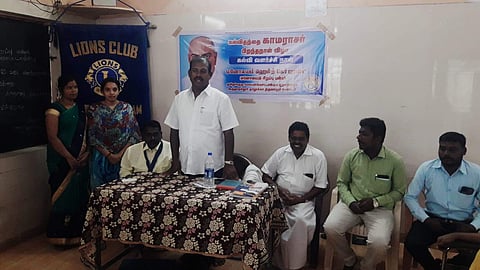 கூத்தாநல்லூர்: மனவளர்ச்சி குன்றிய மாணவர்களுடன், காமராசர் பிறந்த நாள் விழா; வட்டாட்சியர் பங்கேற்பு