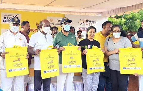 பிளாஸ்டிக் பை இல்லா நாள்: சென்னையில் விழிப்புணர்வு ஓட்டம்