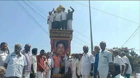 தஞ்சையில் சிவாஜி கணேசன் நினைவு நாள் அனுசரிப்பு