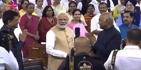 ராம்நாத் கோவிந்தை அவமதித்தாரா மோடி? வைரலான விடியோவுக்கு டிவிட்டர் வைத்த குட்டு
