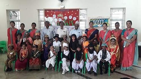 கூத்தாநல்லூர் டெல்டா பப்ளிக் பள்ளியில் குழந்தைகளுக்கான மாறுவேடப் போட்டி