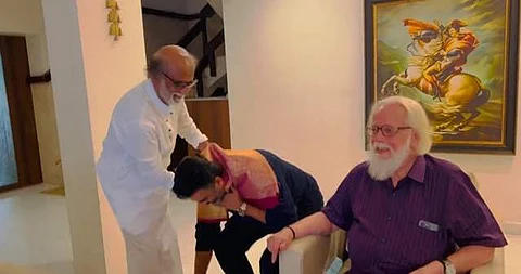 ரஜினியிடம் வாழ்த்துப் பெற்ற மாதவன்!