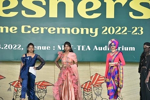 நிஃப்ட்-டீ கல்லூரியில் முதலாம் ஆண்டு மாணவா்களுக்கு வரவேற்பு விழா