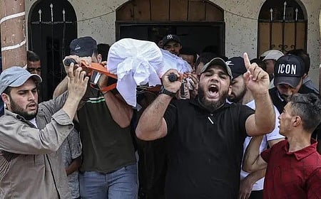 காஸா வன்முறை: மேலும் ஒா் ஆயுதக் குழு உறுப்பினா் பலி