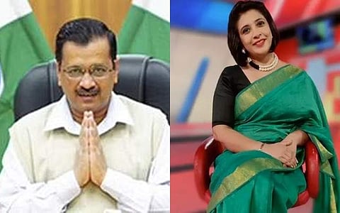 கேஜரிவாலிடம் நீதி கேட்ட தொகுப்பாளினி!