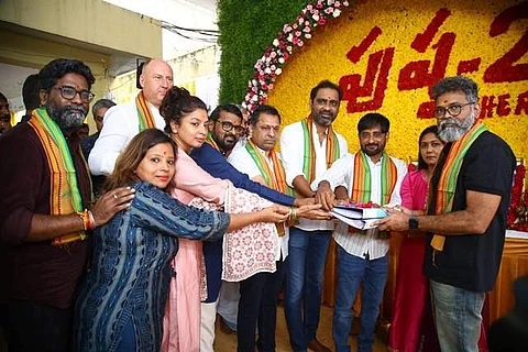 புஷ்பா-2 பூஜை: அல்லு அர்ஜூன், ராஷ்மிகா பங்கேற்கவில்லை!