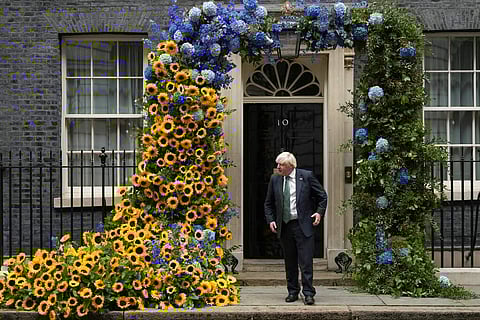 உக்ரைன் சுதந்திர நாளைக் கொண்டாடும் பிரிட்டன்! (படங்கள்)