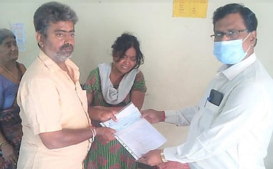 விபத்தில் உயிரிழந்தவா் குடும்பத்துக்கு நிவாரணத் தொகை