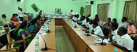 ஆரம்ப சுகாதார நிலையத்தில் மருத்துவா் பற்றாக்குறை: ஒன்றியக் குழு கூட்டத்தில் குற்றச்சாட்டு