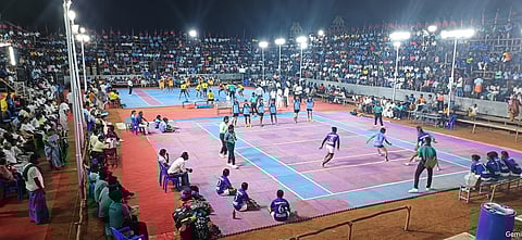 மணப்பாறையில் அகில இந்தியகபடி போட்டிகள் தொடக்கம்