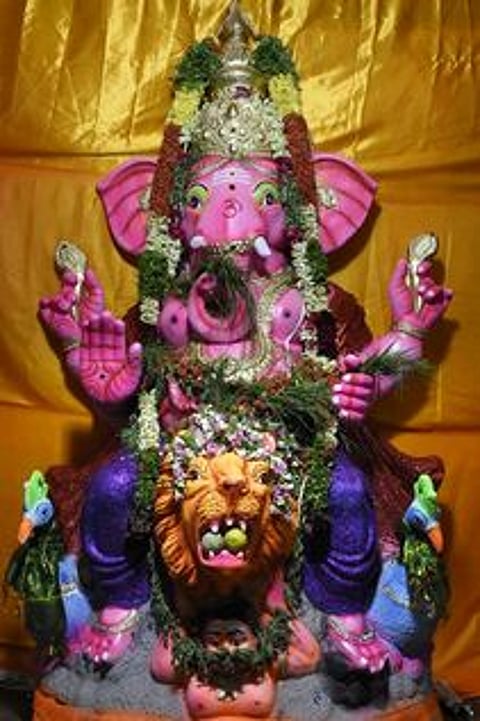 புதுக்கோட்டையில் 700 விநாயகா் சிலைகள் பிரதிஷ்டை