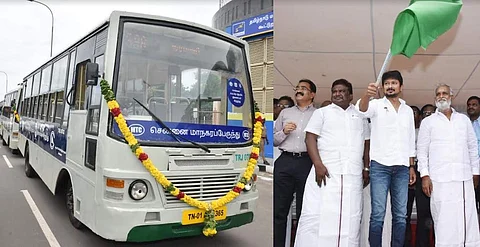 புதிய வழித்தடத்தில் சிற்றுந்துகள்