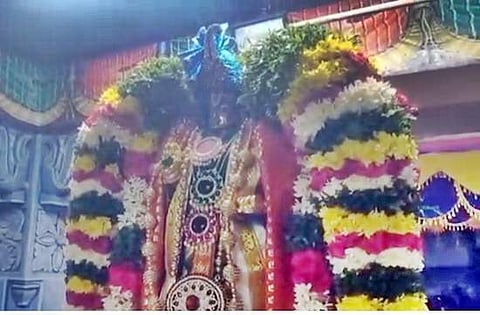 மானாமதுரை வீர அழகர் கோயிலில் திருக்கல்யாண வைபவம்