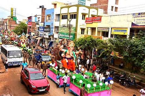 விருதுநகா் மாவட்டத்தில் விநாயகா் சதுா்த்தி விழா