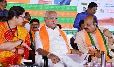 மோடி பிரதமராக இருக்கும் வரை கா்நாடகத்தில் காங்கிரஸ் ஆட்சி அமைக்க முடியாது: எடியூரப்பா