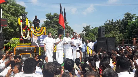 சேலத்தில் பெரியார் பிறந்தநாள் விழா: அமைச்சர் பொன்முடி மரியாதை