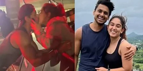காதலனுக்கு முத்தமிட்டு சம்மதம் சொன்ன ஆமிர் கான் மகள்! (விடியோ)