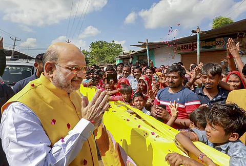 குஜராத்தில் மேம்பாலத்தைத் திறந்துவைத்தார் அமித்ஷா!