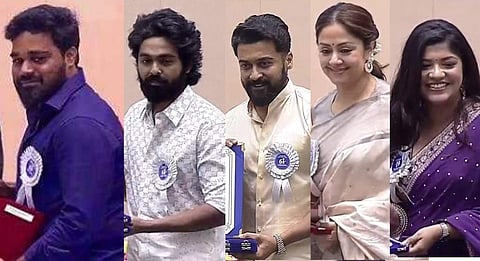 தேசிய திரைப்பட விருது விழாவில் தமிழ் கலைஞர்கள்
