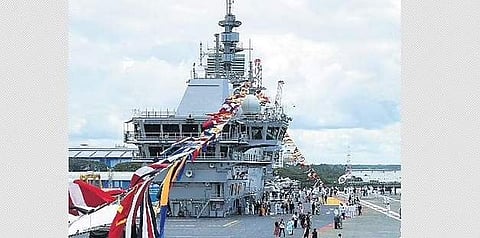 சென்னையில் 8 ஆண்டுகள் நிறுத்தப்படும் விக்ராந்த் கப்பல்!