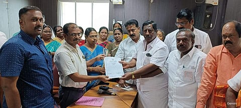 மணப்பாறையில் 7-வது நகர்மன்ற தலைவர் பதவியை கைப்பற்றியது திமுக