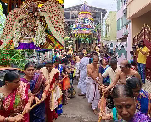 ஹயக்ரீவா் பெருமாள் கோயில் தேரோட்டம்