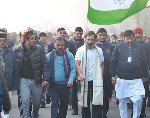 ராகுலின் நடைப்பயணம் ஹிமாச்சலில் நுழைந்தது: திரளானோர் பங்கேற்பு!